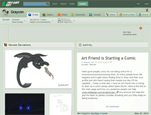 Tablet Screenshot of graycon.deviantart.com