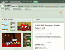 Tablet Screenshot of mnmega.deviantart.com