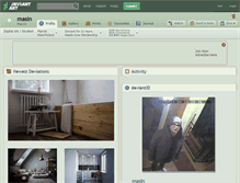 Tablet Screenshot of masin.deviantart.com