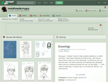 Tablet Screenshot of metalheadarmyguy.deviantart.com