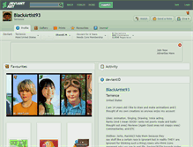 Tablet Screenshot of blackartist93.deviantart.com