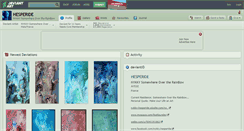 Desktop Screenshot of hesperide.deviantart.com