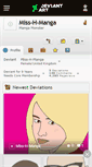 Mobile Screenshot of miss-h-manga.deviantart.com