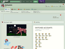 Tablet Screenshot of mishkamish.deviantart.com