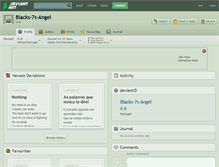 Tablet Screenshot of blacks-7s-angel.deviantart.com