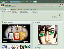 Tablet Screenshot of prettyism.deviantart.com