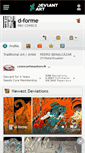 Mobile Screenshot of d-forme.deviantart.com