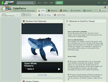 Tablet Screenshot of colorfurr.deviantart.com