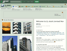 Tablet Screenshot of ll-stock.deviantart.com