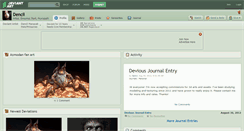 Desktop Screenshot of dencii.deviantart.com