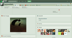 Desktop Screenshot of fluorescentgent.deviantart.com