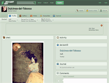 Tablet Screenshot of dulcinea-del-tobosso.deviantart.com