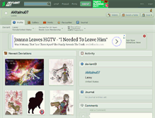 Tablet Screenshot of akitainu07.deviantart.com