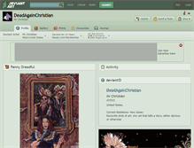 Tablet Screenshot of deadagainchristian.deviantart.com