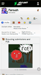 Mobile Screenshot of faroush.deviantart.com