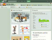 Tablet Screenshot of dm-fan-club.deviantart.com