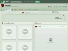 Tablet Screenshot of ouim007.deviantart.com
