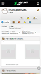 Mobile Screenshot of izumi-orimoto.deviantart.com