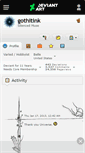 Mobile Screenshot of gothitink.deviantart.com