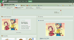 Desktop Screenshot of digimon-yuri-club.deviantart.com