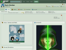 Tablet Screenshot of black-obsidian.deviantart.com