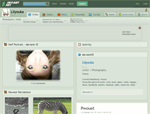 Tablet Screenshot of lilyouka.deviantart.com