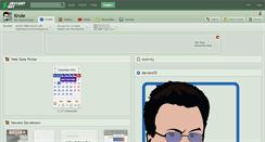 Desktop Screenshot of krule.deviantart.com