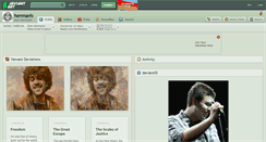Desktop Screenshot of hermanis.deviantart.com