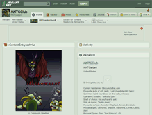 Tablet Screenshot of mntgclub.deviantart.com