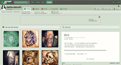 Desktop Screenshot of malitia-tattoo89.deviantart.com