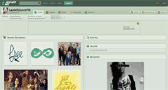 Desktop Screenshot of lausellylover98.deviantart.com