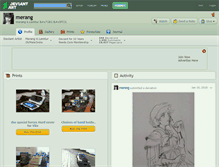 Tablet Screenshot of merang.deviantart.com