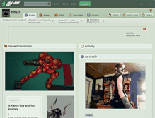 Tablet Screenshot of bdaxl.deviantart.com