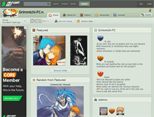 Tablet Screenshot of grimmichi-fc.deviantart.com