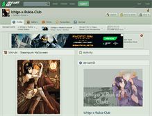 Tablet Screenshot of ichigo-x-rukia-club.deviantart.com