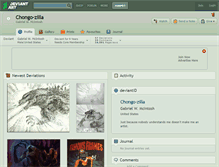 Tablet Screenshot of chongo-zilla.deviantart.com