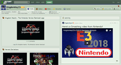 Desktop Screenshot of kingdomkey23.deviantart.com
