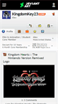 Mobile Screenshot of kingdomkey23.deviantart.com