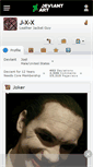 Mobile Screenshot of j-x-x.deviantart.com