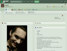 Tablet Screenshot of j-x-x.deviantart.com