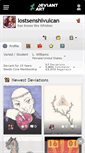 Mobile Screenshot of lostsenshivulcan.deviantart.com