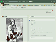 Tablet Screenshot of maria1987.deviantart.com