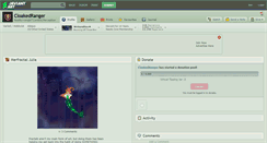 Desktop Screenshot of cloakedranger.deviantart.com