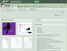 Tablet Screenshot of cai-cai.deviantart.com