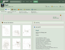 Tablet Screenshot of fiorx.deviantart.com
