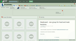 Desktop Screenshot of dirtydollbaby.deviantart.com