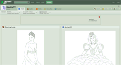 Desktop Screenshot of blackietv.deviantart.com