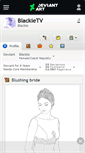 Mobile Screenshot of blackietv.deviantart.com