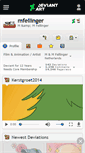 Mobile Screenshot of mfellinger.deviantart.com