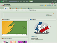 Tablet Screenshot of mfellinger.deviantart.com